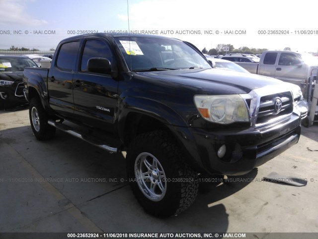3TMJU62N67M035993 - 2007 TOYOTA TACOMA DOUBLE CAB PRERUNNER BLACK photo 1