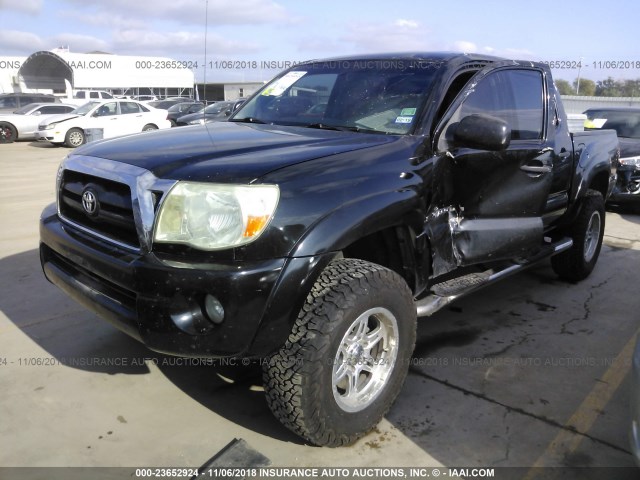 3TMJU62N67M035993 - 2007 TOYOTA TACOMA DOUBLE CAB PRERUNNER BLACK photo 2