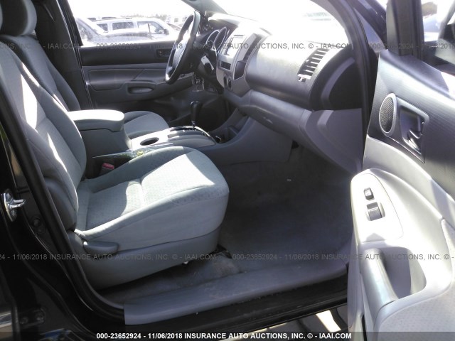 3TMJU62N67M035993 - 2007 TOYOTA TACOMA DOUBLE CAB PRERUNNER BLACK photo 5