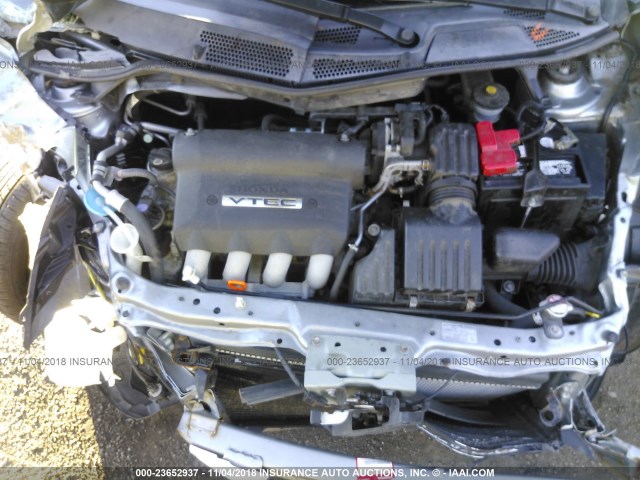 JHMGD38657S046336 - 2007 HONDA FIT S 灰色 照片 10