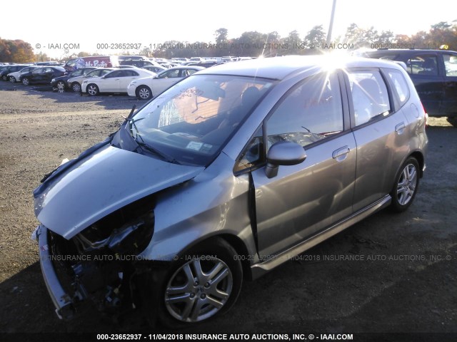 JHMGD38657S046336 - 2007 HONDA FIT S 灰色 照片 2