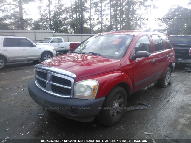 1D4HD38N45F589764 - 2005 DODGE DURANGO ST RED photo 2