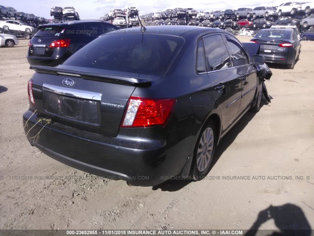 JF1GE61608G515157 - 2008 SUBARU IMPREZA 2.5I GRAY photo 4