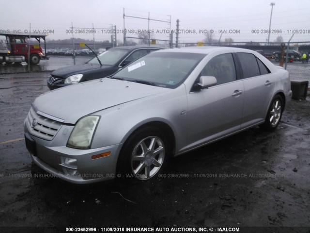 1G6DC67A250149806 - 2005 CADILLAC STS SILVER photo 2