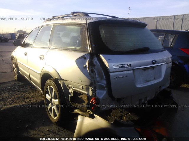 4S4BP61CX67332118 - 2006 SUBARU LEGACY OUTBACK 2.5I SILVER photo 3