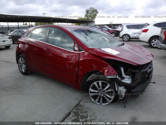 KMHD35LE8DU096628 - 2013 HYUNDAI ELANTRA GT RED photo 1