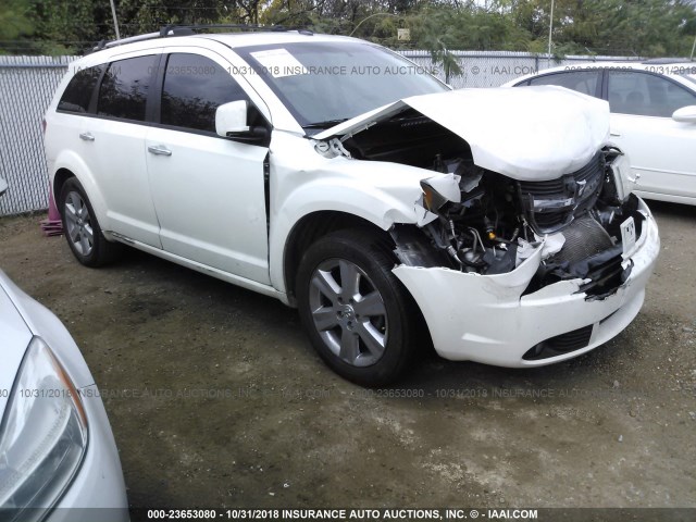 3D4PG6FV3AT184809 - 2010 DODGE JOURNEY R/T WHITE photo 1