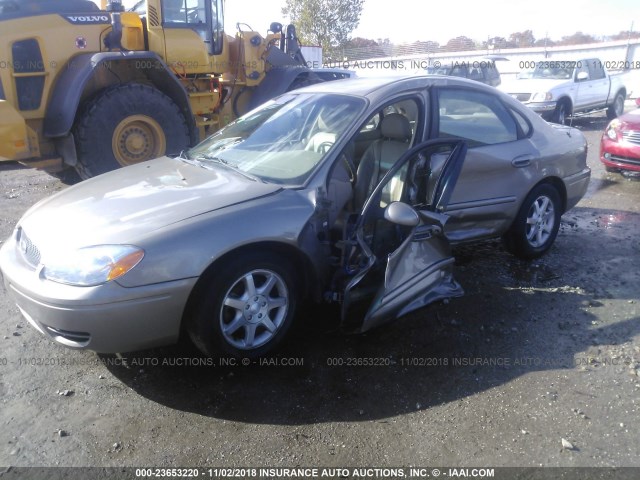 1FAFP56U16A153508 - 2006 FORD TAURUS SEL TAN photo 2