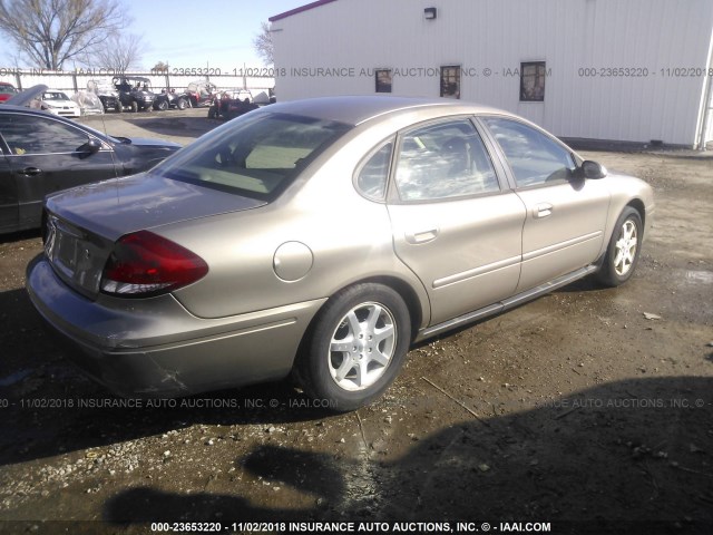 1FAFP56U16A153508 - 2006 FORD TAURUS SEL TAN photo 4