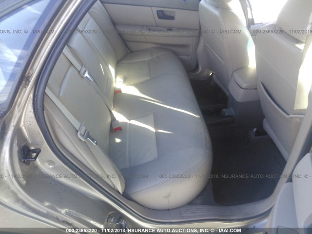 1FAFP56U16A153508 - 2006 FORD TAURUS SEL TAN photo 8