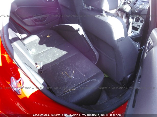 3FADP4EE0FM144085 - 2015 FORD FIESTA SE RED photo 8