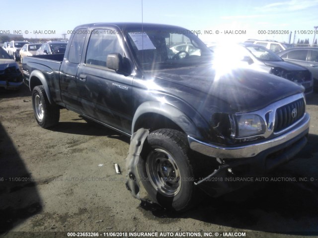 5TESN92N53Z213702 - 2003 TOYOTA TACOMA XTRACAB PRERUNNER BLACK photo 1