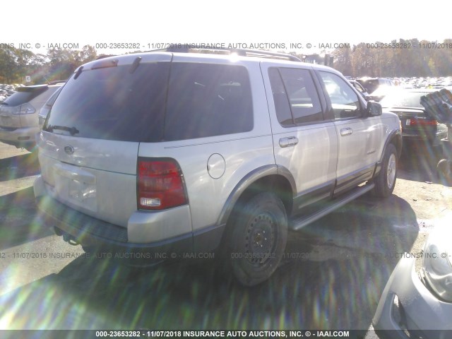 1FMZU73K34UA06449 - 2004 FORD EXPLORER XLT/XLT SPORT/NBX SILVER photo 4