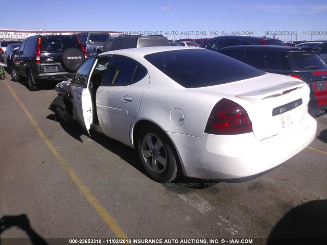 2G2WP552461246757 - 2006 PONTIAC GRAND PRIX WHITE photo 3