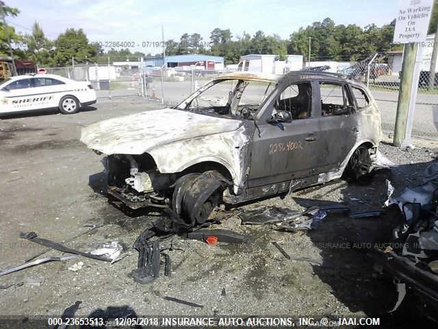 WBXPA93415WD07525 - 2005 BMW X3 3.0I GRAY photo 2