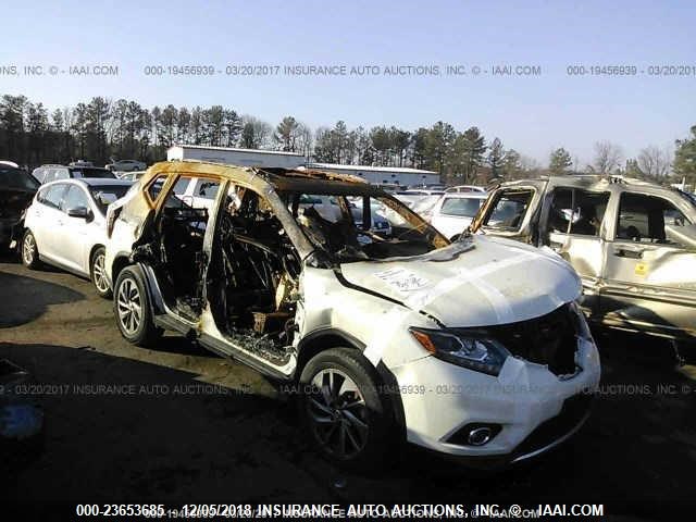 5N1AT2MT7FC827380 - 2015 NISSAN ROGUE S/SL/SV WHITE photo 6