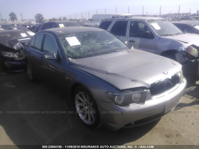 WBAGL63404DP68855 - 2004 BMW 745 I GRAY photo 1