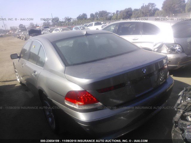 WBAGL63404DP68855 - 2004 BMW 745 I GRAY photo 3