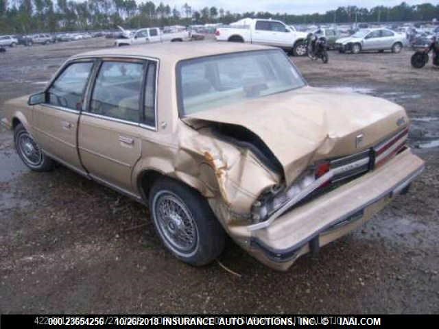 1G4AL19X5G6427937 - 1986 BUICK CENTURY LIMITED GOLD photo 3