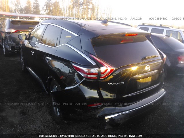 5N1AZ2MG0JN121379 - 2018 NISSAN MURANO S/SL/SV/PLATINUM BLACK photo 3