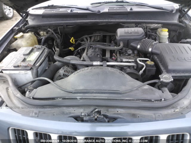 1J4GX48S94C265845 - 2004 JEEP GRAND CHEROKEE LAREDO/COLUMBIA/FREEDOM 蓝色 照片 10