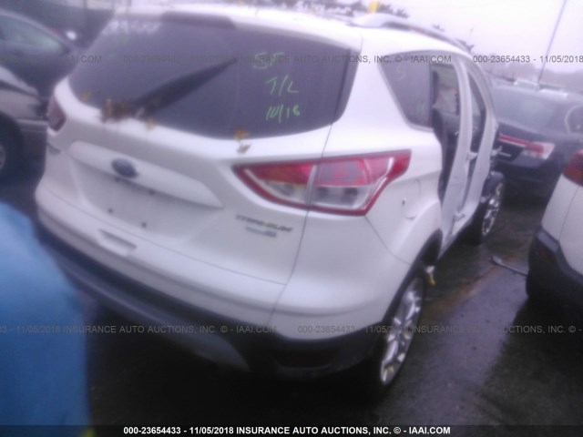 1FMCU9J96DUB35187 - 2013 FORD ESCAPE TITANIUM WHITE photo 4