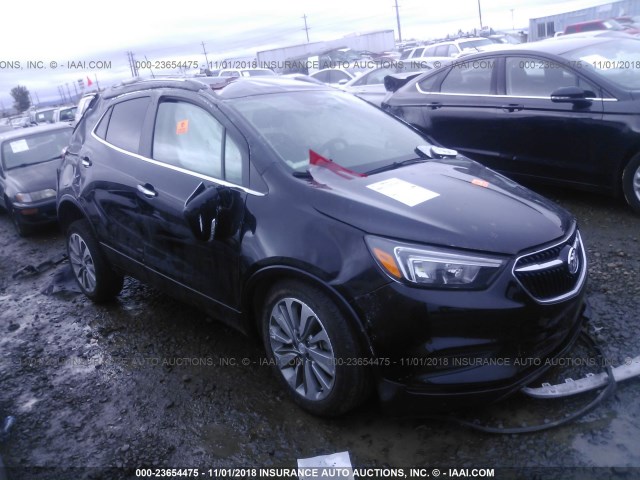 KL4CJASB6HB053570 - 2017 BUICK ENCORE PREFERRED BLACK photo 1