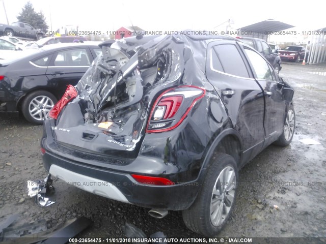 KL4CJASB6HB053570 - 2017 BUICK ENCORE PREFERRED BLACK photo 4