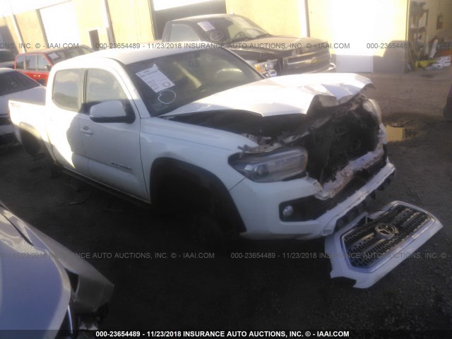 5TFCZ5AN5HX081784 - 2017 TOYOTA TACOMA DBL CAB/SR/TRDSPT/OR/PRO WHITE photo 1