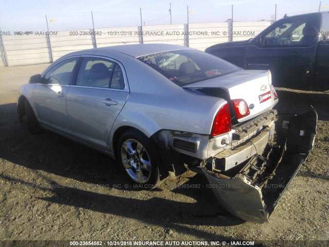1G1ZC5E08AF198869 - 2010 CHEVROLET MALIBU 1LT ვერცხლისფერი ფოტო 3