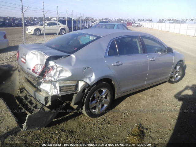 1G1ZC5E08AF198869 - 2010 CHEVROLET MALIBU 1LT ვერცხლისფერი ფოტო 4