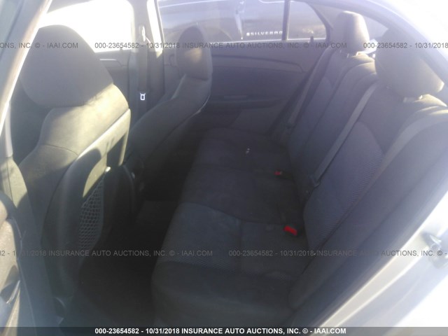 1G1ZC5E08AF198869 - 2010 CHEVROLET MALIBU 1LT ვერცხლისფერი ფოტო 8