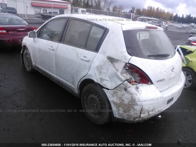 3N1BC1CP2AL368797 - 2010 NISSAN VERSA S/SL WHITE photo 3