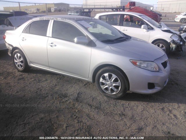 JTDBL40EX99046348 - 2009 TOYOTA COROLLA LE/XLE SILVER photo 1