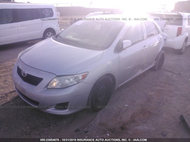 JTDBL40EX99046348 - 2009 TOYOTA COROLLA LE/XLE SILVER photo 2