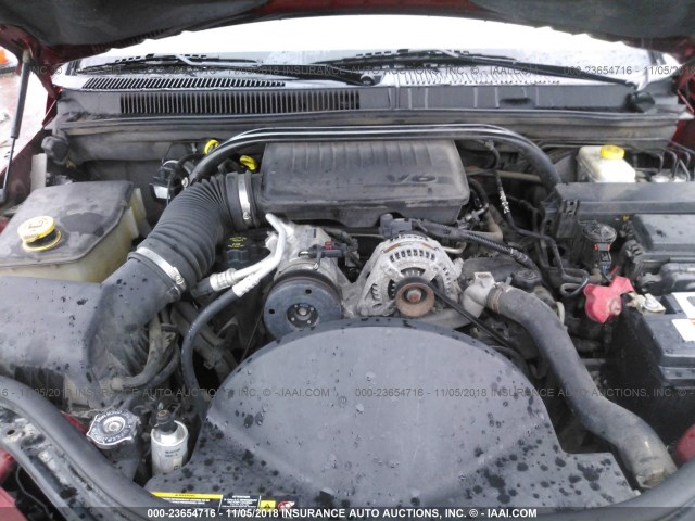 1J4GR48K65C507860 - 2005 JEEP GRAND CHEROKEE LAREDO/COLUMBIA/FREEDOM 红色 照片 10