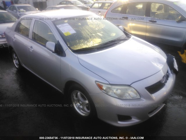 JTDBL40E79J000698 - 2009 TOYOTA COROLLA LE/XLE SILVER photo 1