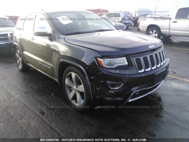 1C4RJFCT2EC386455 - 2014 JEEP GRAND CHEROKEE OVERLAND BLACK photo 6