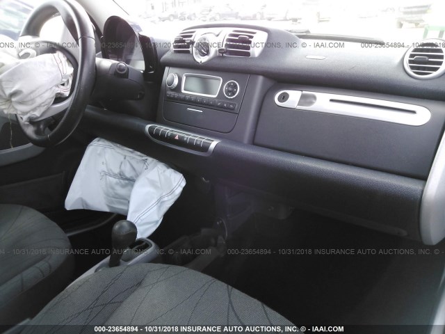 WMEEJ3BA7FK812694 - 2015 SMART FORTWO PURE/PASSION WHITE photo 5