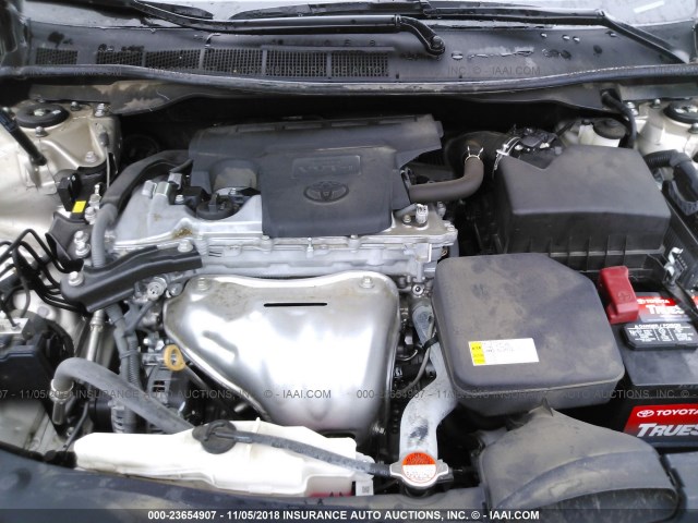 4T4BF1FK5GR568481 - 2016 TOYOTA CAMRY LE/XLE/SE/XSE SILVER photo 10