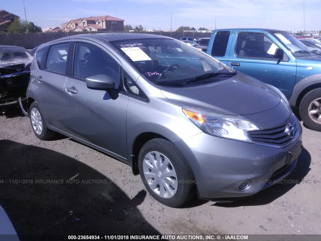 3N1CE2CP0FL359043 - 2015 NISSAN VERSA NOTE S/S PLUS/SV/SL/SR GRAY photo 1