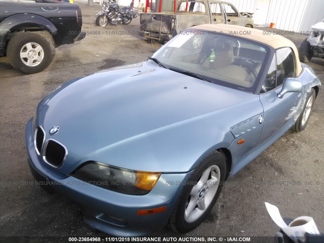 4USCJ3325VLC04238 - 1997 BMW Z3 2.8 浅蓝色 照片 2