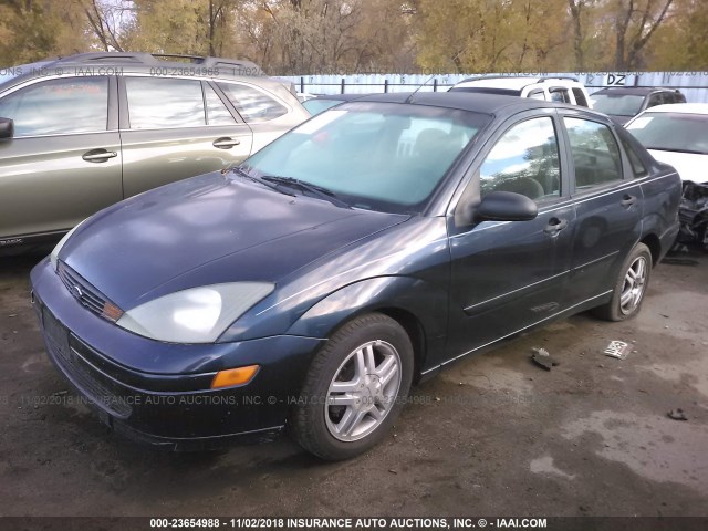 1FAFP34303W233525 - 2003 FORD FOCUS SE COMFORT/SE SPORT Dark Blue photo 2