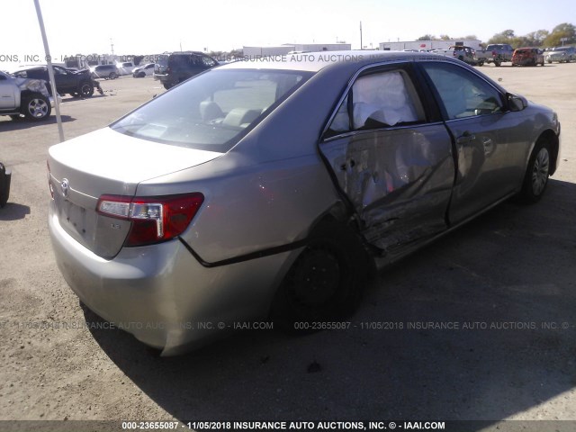 4T4BF1FK3DR319673 - 2013 TOYOTA CAMRY L/SE/LE/XLE 棕色 照片 4