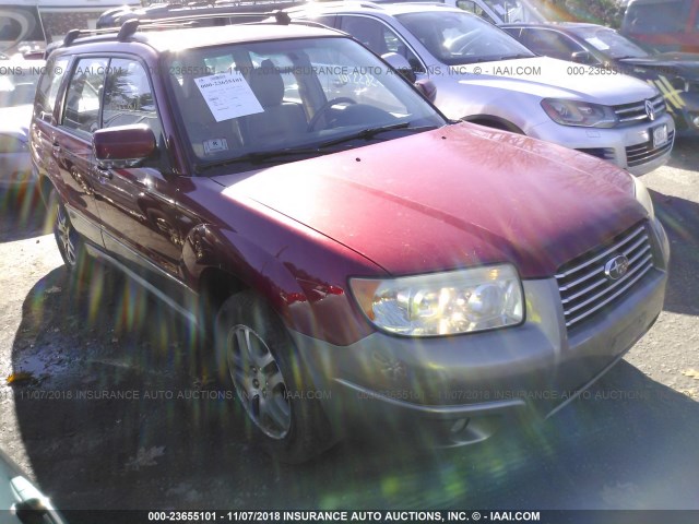 JF1SG67676H745491 - 2006 SUBARU FORESTER 2.5X LL BEAN RED photo 1