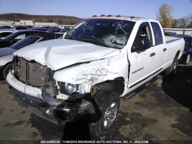 3D7KS28C85G784983 - 2005 DODGE RAM 2500 ST/SLT WHITE photo 2