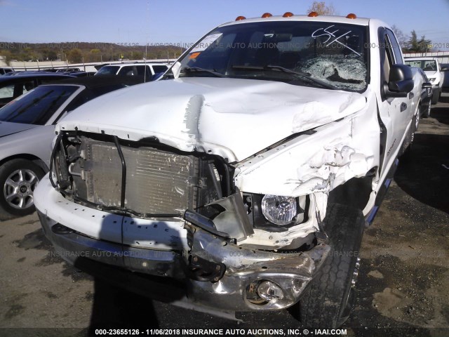 3D7KS28C85G784983 - 2005 DODGE RAM 2500 ST/SLT WHITE photo 6