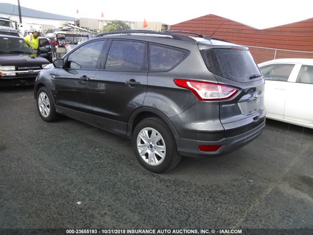 1FMCU0F74GUB61455 - 2016 FORD ESCAPE S GRAY photo 3