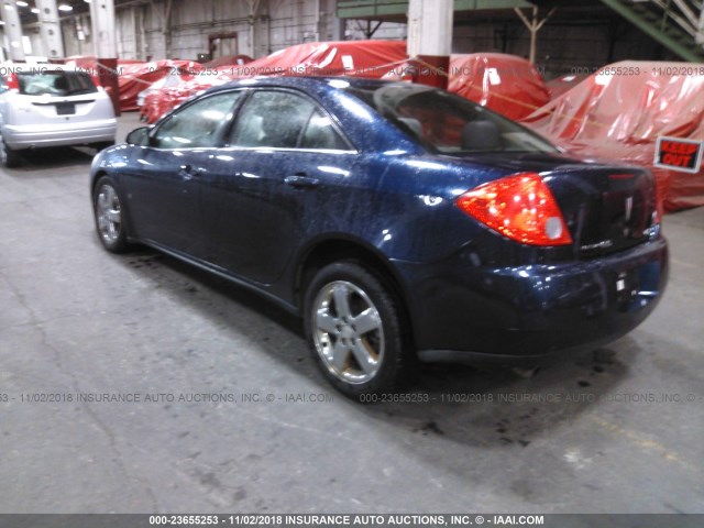 1G2ZH57N184270653 - 2008 PONTIAC G6 GT BLUE photo 3