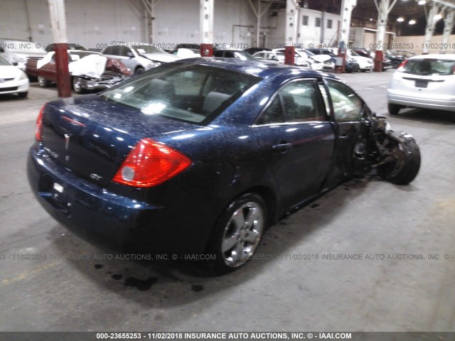 1G2ZH57N184270653 - 2008 PONTIAC G6 GT BLUE photo 4